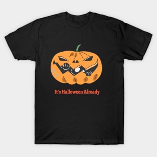 Huge Halloween Pumpkin T-Shirt